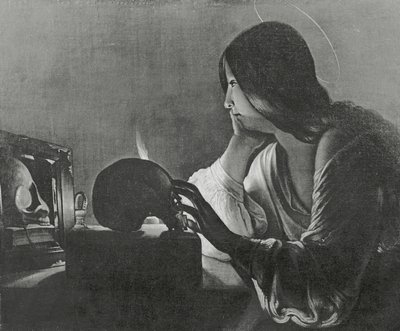 The Magdalene with the Mirror by Georges de La Tour